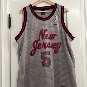 Nike Jason Kidd #5 New Jersey Basketball Jersey